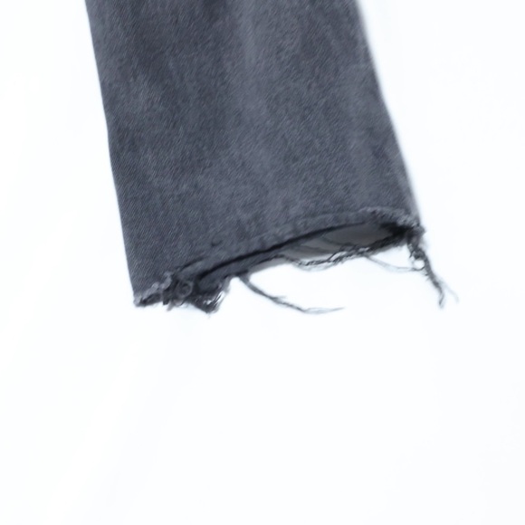 Avec Les Filles distressed raw hem black jeans, women’s size 26 - Picture 11 of 17